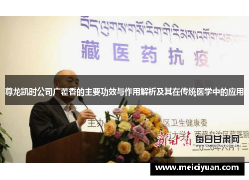 尊龙凯时公司广藿香的主要功效与作用解析及其在传统医学中的应用 尊龙凯时公司广藿香的主要功效与作用解析及其在传统医学中的应用