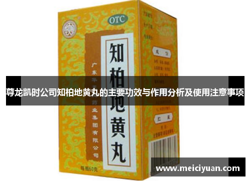 尊龙凯时公司知柏地黄丸的主要功效与作用分析及使用注意事项 尊龙凯时公司知柏地黄丸的主要功效与作用分析及使用注意事项