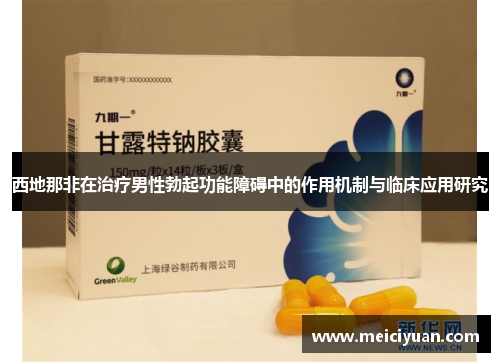 西地那非在治疗男性勃起功能障碍中的作用机制与临床应用研究 西地那非在治疗男性勃起功能障碍中的作用机制与临床应用研究